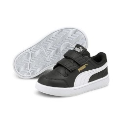 маратонки,детски,маратонки,puma,shuffle,velcro,trainers,puma,black,puma,white,puma,team,gold,(black)