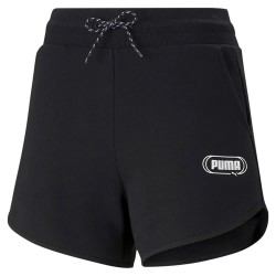 Къси панталони Puma Rebel 4´´ high waist shorts - Black (Puma Black) къси,панталони,дамски,панталони,puma,rebel,4´´,high,waist,shorts,black,(puma,black)