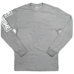 тениска,мъжки,тениски,chrome,flying,lion,long,sleeve,t,shirt,grey,(heather,grey)
