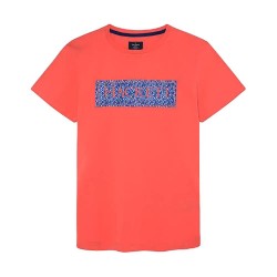тениска,мъжки,тениски,hackett,swim,box,short,sleeve,t,shirt,red,(coral)