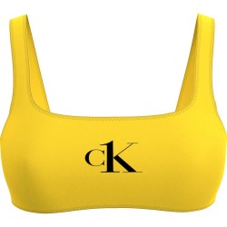Calvin klein Bikini bikini top - Yellow (Hazard Yellow) дамски,бански,костюми,calvin,klein,bikini,bikini,top,yellow,(hazard,yellow)