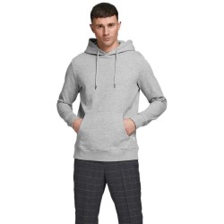 суичър,мъжки,пуловери,jack,&,jones,basic,hoodie,light,grey,melange,regular,fit,(grey)