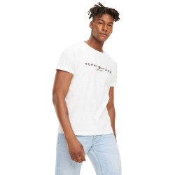 тениска,мъжки,тениски,tommy,hilfiger,logo,short,sleeve,t,shirt,white