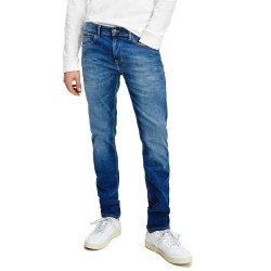 дънки,мъжки,панталони,tommy,jeans,austin,slim,jeans,blue,(wilson,mid,blue,stretch)