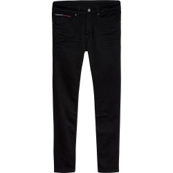 дънки,мъжки,панталони,tommy,jeans,austin,slim,jeans,new,black,stretch,(black)