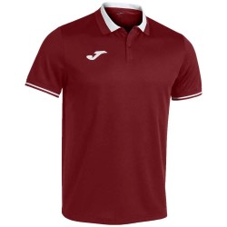 Joma Championship VI short sleeve polo - Red (Wine / White) дамски,блузи,с,яка,мъжки,блузи,с,яка,joma,championship,vi,short,sleeve,polo,red,(wine,white)