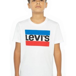 тениска,детски,тениски,levi´s,®,sportswear,logo,short,sleeve,t,shirt,transparent,(white)