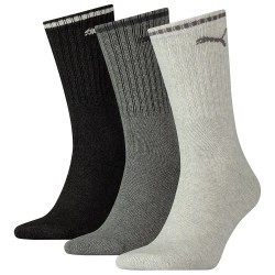 чорапи,мъжки,чорапи,puma,sport,crew,stripe,socks,3,pairs,grey,(anthracite,grey)