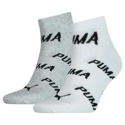 чорапи,мъжки,чорапи,puma,bwt,quarter,short,socks,2,pairs,white,grey,(white,grey,black)
