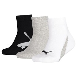 чорапи,детски,чорапи,puma,bwt,quarter,short,socks,3,pairs,multicolor,(white,grey,black)