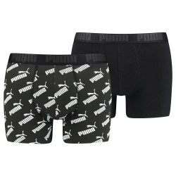 Puma All Over Print slips 2 units - Black мъжко,бельо,puma,all,over,print,slips,2,units,black