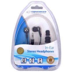 слушалки,слушалки,esperanza,eh125,earphones,black,(black,graphite)