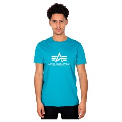 тениска,мъжки,тениски,alpha,industries,basic,short,sleeve,t,shirt,blue,lagoon,(blue)