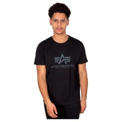 Тениска Alpha industries Basic Rainbow Reflective short sleeve T-shirt - Black (Black) тениска,мъжки,тениски,alpha,industries,basic,rainbow,reflective,short,sleeve,t,shirt,black,(black)