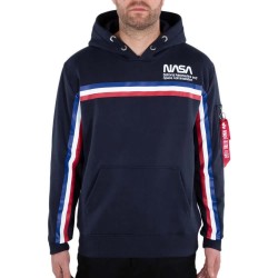 Блуза Alpha industries NASA ISS sweater - Blue (Rep.Blue) блуза,мъжки,пуловери,alpha,industries,nasa,iss,sweater,blue,(rep.blue)
