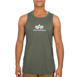 тениска,мъжки,тениски,alpha,industries,basic,sleeveless,t,shirt,dark,olive,(green)