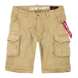къси,панталони,мъжки,панталони,alpha,industries,crew,shorts,brown