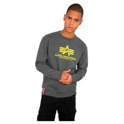 блуза,мъжки,пуловери,alpha,industries,basic,sweatshirt,charcoal,heather,(grey)