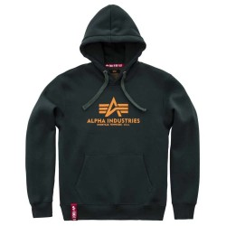 суичър,мъжки,пуловери,alpha,industries,basic,hoodie,dark,petrol,(green)