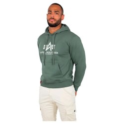 суичър,мъжки,пуловери,alpha,industries,basic,hoodie,vintage,green,(green)