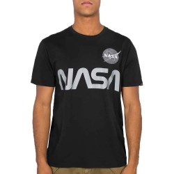 тениска,мъжки,тениски,alpha,industries,nasa,reflective,short,sleeve,t,shirt,black