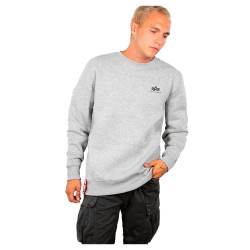 блуза,мъжки,пуловери,alpha,industries,basic,small,logo,sweatshirt,grey,heather,(grey)