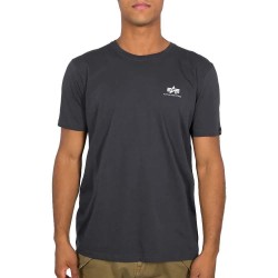 тениска,мъжки,тениски,alpha,industries,basic,small,logo,short,sleeve,t,shirt,iron,grey,(grey)