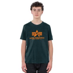 тениска,детски,тениски,alpha,industries,basic,short,sleeve,t,shirt,dark,petrol,(green)