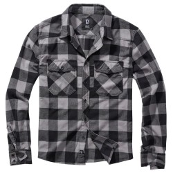 карирана,риза,мъжки,ризи,brandit,check,long,sleeve,shirt,black,charcoal,(black,grey)