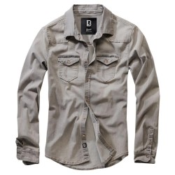 риза,с,дълъг,ръкав,мъжки,ризи,brandit,riley,denim,long,sleeve,shirt,grey,denim,(grey)