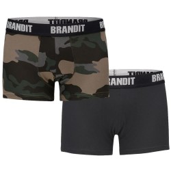 боксерки,мъжко,бельо,brandit,logo,boxers,2,units,green,(dark,camo,black)