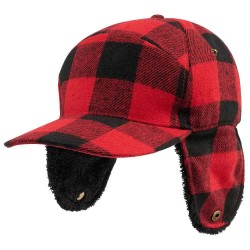 шапка,всички,шапки,brandit,lumberjack,winter,cap,red,(red,black)