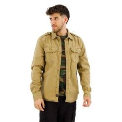 риза,с,дълъг,ръкав,мъжки,ризи,brandit,vintage,long,sleeve,shirt,camel,(beige)