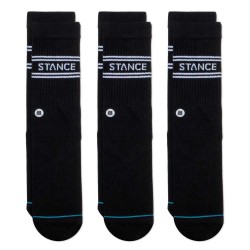 чорапи,мъжки,чорапи,stance,basic,long,socks,3,pairs,black,(black)