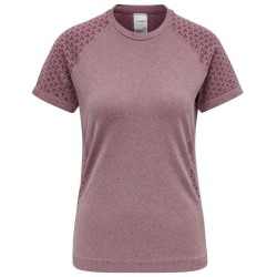 тениска,дамски,тениски,hummel,ci,seamless,short,sleeve,t,shirt,nocturne,melange,(pink)