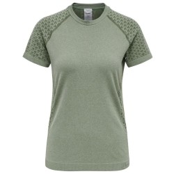 тениска,дамски,тениски,hummel,ci,seamless,short,sleeve,t,shirt,thyme,melange,(pink)