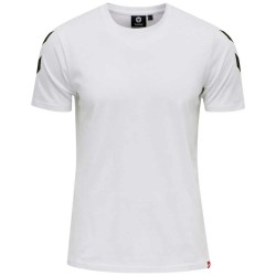 тениска,мъжки,тениски,hummel,legacy,chevron,short,sleeve,t,shirt,white