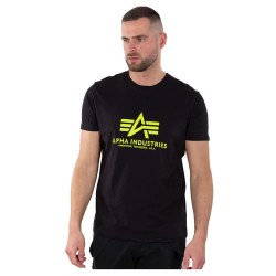 тениска,мъжки,тениски,alpha,industries,basic,neon,print,short,sleeve,t,shirt,black,(black,neon,yellow)