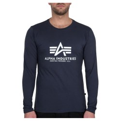 тениска,мъжки,тениски,alpha,industries,basic,long,sleeve,t,shirt,navy,(blue)