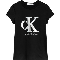 тениска,детски,тениски,calvin,klein,contrast,monogram,slim,short,sleeve,t,shirt,black,(ck,black)