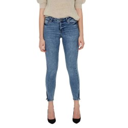 дънки,дамски,панталони,vero,moda,tilde,midrise,slim,ankle,zip,jeans,light,blue,denim,(blue)