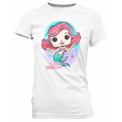 тениска,детски,тениски,funko,disney,pop!,ariel,short,sleeve,t,shirt,white,(white)