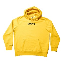 суичър,мъжки,пуловери,levi´s,®,unisex,t2,standard,graphic,hoodie,yellow,(kumquat)