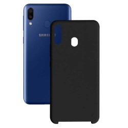 други,аксесоари,ksix,samsung,galaxy,m20,soft,phone,case,black,(black)