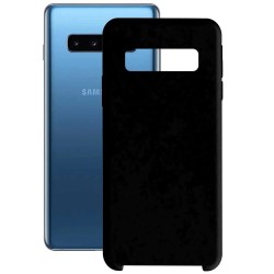 други,аксесоари,ksix,samsung,galaxy,s10,plus,soft,silicone,phone,case,black,(black)
