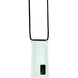 други,аксесоари,ksix,huawei,p40,silicone,phone,case,clear,black,(black)