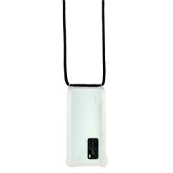 други,аксесоари,ksix,huawei,p40,pro,silicone,phone,case,clear,black,(black,clear)