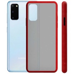 други,аксесоари,ksix,samsung,galaxy,s20,plus,duo,soft,silicone,phone,case,red,(red)