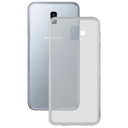 други,аксесоари,ksix,samsung,galaxy,j6,plus,2018,silicone,phone,case,clear,(clear)