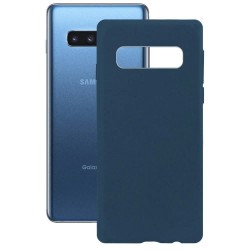 други,аксесоари,ksix,samsung,galaxy,s10,plus,silicone,phone,case,blue
